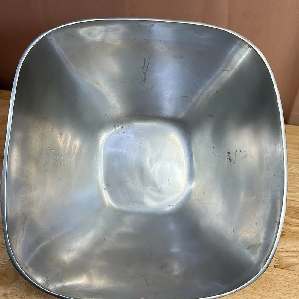 POTTERY BARN BARONA SILVER PEWTER BOWL